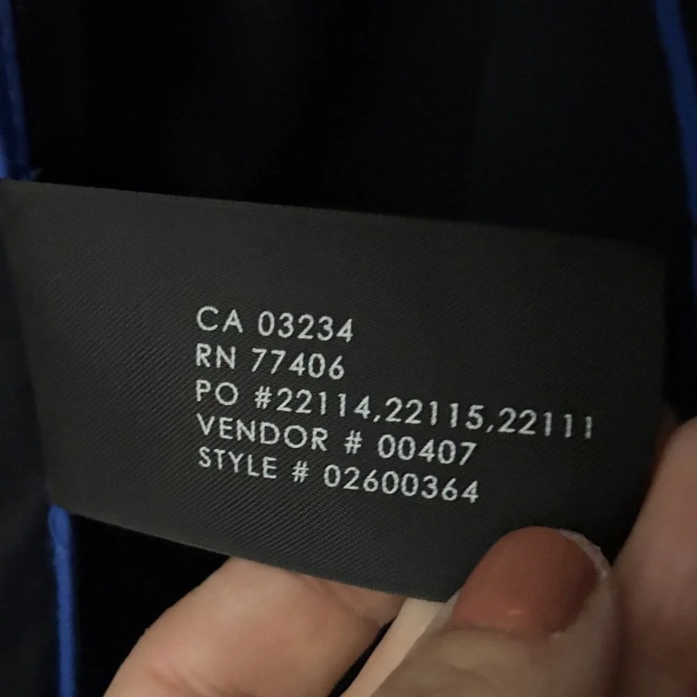 Club Monaco Peacoat Style Trench Navy Blue Jacket Double Breasted XS